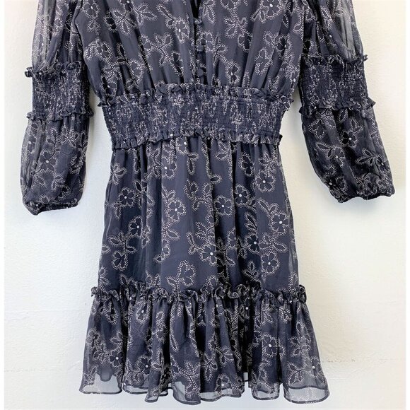 NWT Likely Rowe Floral Tie Neck Dress Size 4 - Picture 4 of 11